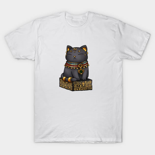 Egyptian Cat God Bastet T-Shirt by Takeda_Art